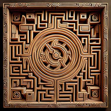 3D model labyrinth (STL)